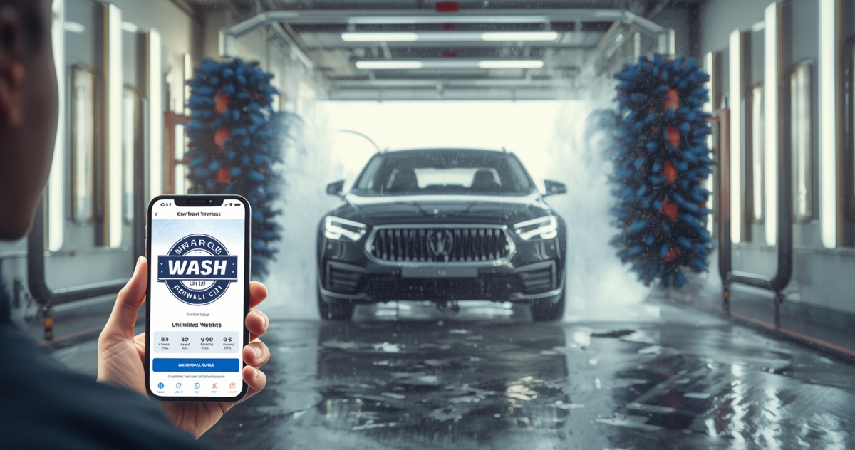 Lucid Origin A Modern Car Wash With A Clean Vehicle Going Thro 1 Lucid Origin A Modern Car Wash With A Clean Vehicle Going Thro 1